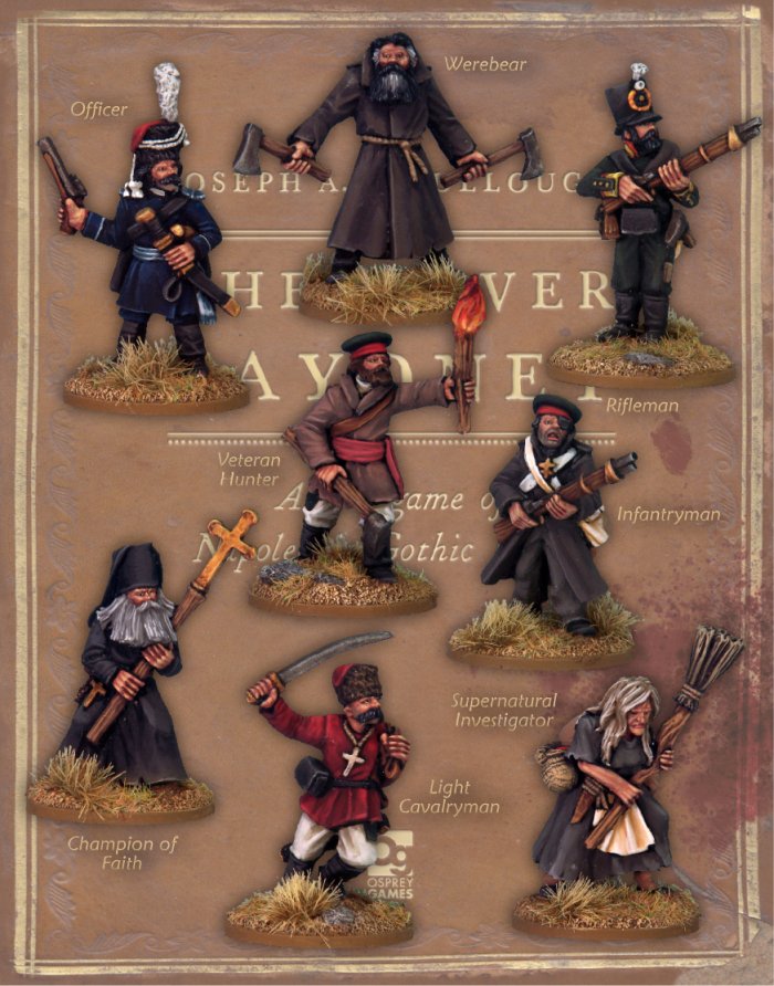 The Silver Bayonet First Russian Unit metal figures